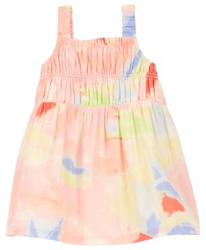 Conjunto De 2 Piezas De Vestido Fruncido Y Cárdigan Carter's