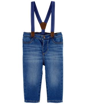 Pantalones De Mezclilla Con Tirantes Oshkosh B'Gosh