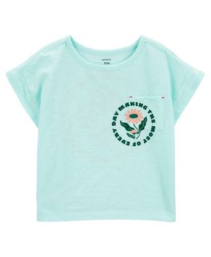 Playera De Bolsillo Floral Carter's