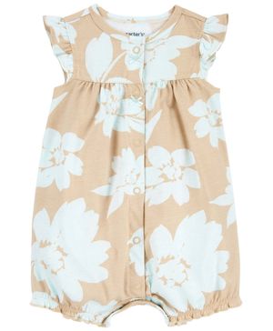 Romper Floral Snap-Up Carter's