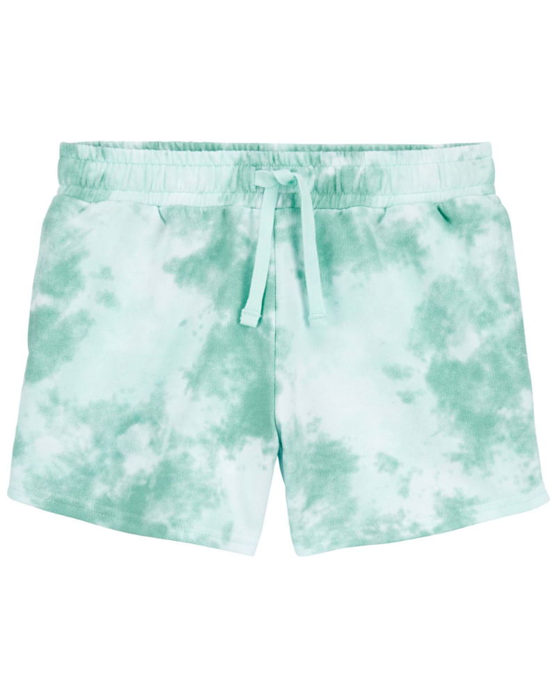 Shorts De Rizo Francés Tie-Dye Fáciles De Poner Azul 3Q532110|Carter's