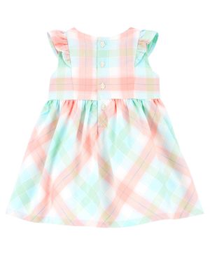 Vestido De Olanes A Cuadros Carter's