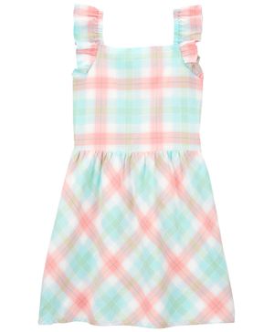 Vestido De Olanes A Cuadros Carter's