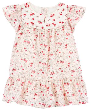 Vestido De Olanes Con Estampado Floral Oshkosh B'Gosh