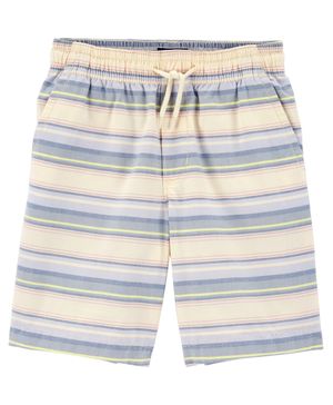 Short De Lona Con Cordón A Rayas Baja Oshkosh B'Gosh