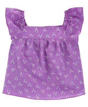 Blusa De Popelina Con Olanes Carter's