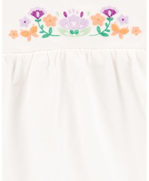 Blusa Floral Con Olanes Carter's