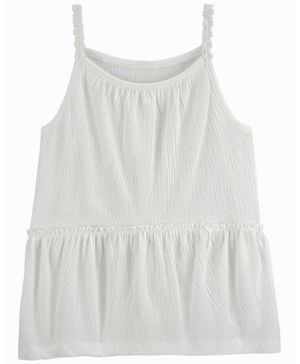 Blusa Sin Mangas Con Olanes Oshkosh B'Gosh