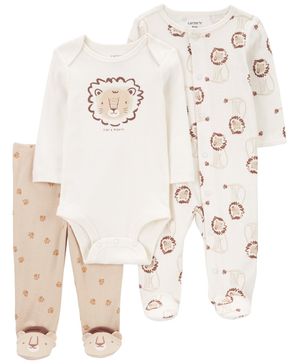 Conjunto De 3 Piezas Con Mameluco Carter's