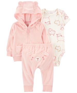Conjunto De 3 Piezas De Borreguito Carter's