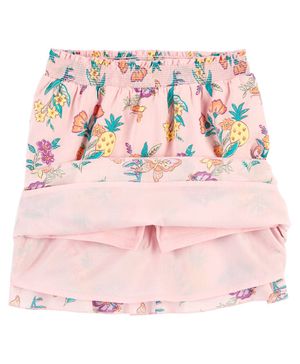 Falda Short Con Estampado Floral Carter's