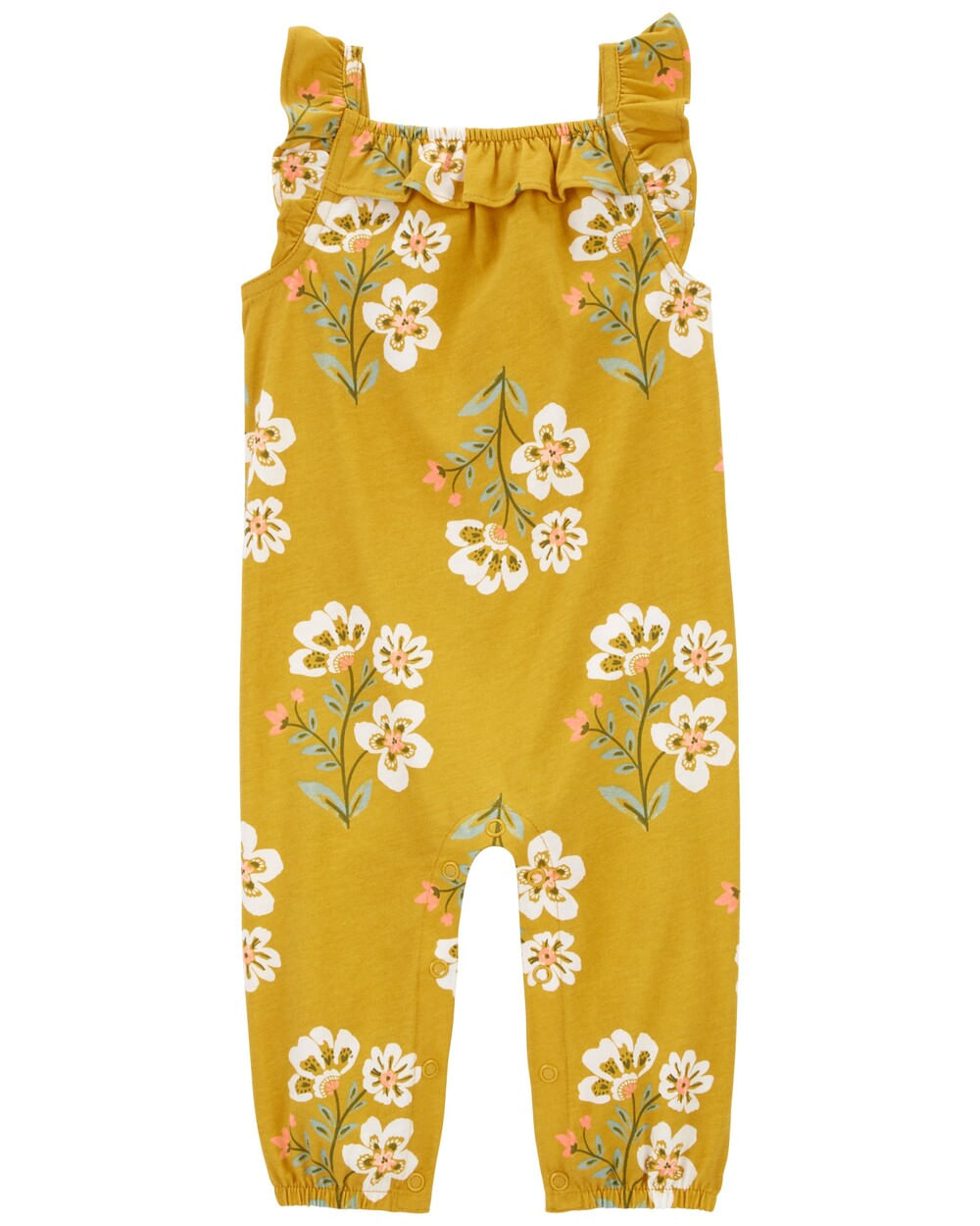 Floral baby jumpsuit on sale