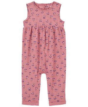 Jumpsuit De Algodón Floral Carter's