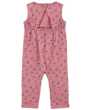 Jumpsuit De Algodón Floral Carter's