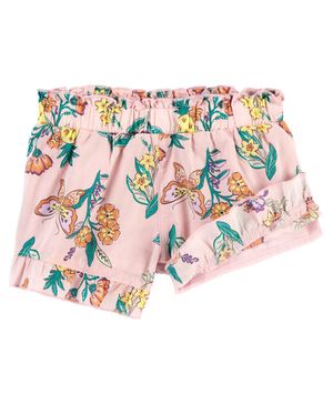 Short De Popelina Floral Carter's