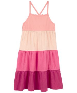 Vestido De Tirantes Arrugado Oshkosh B'Gosh