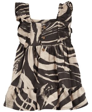 Vestido De Tirantes Con Olanes Carter's