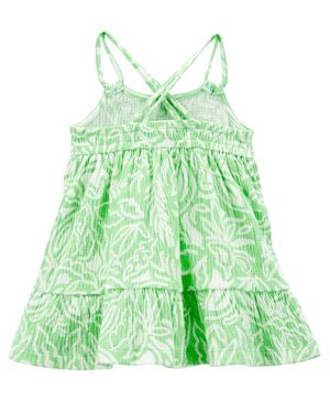 Vestido Floral De Gasa Sin Mangas Carter's