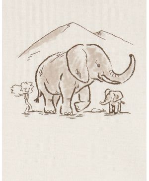 Conjunto De 3 Piezas Con Chamarra Estampado De Elefante Carter's