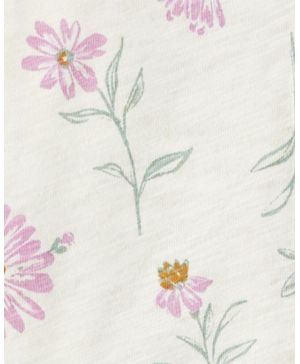 Conjunto De 3 Piezas Con Chamarra Estampado De Flores Carter's