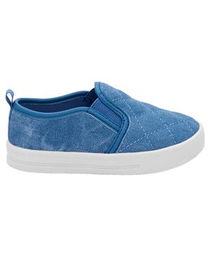 Tenis acolchados estilo pull-on de chambray Oshkosh B'Gosh