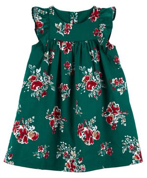 Vestido Floral Satinado Carter's