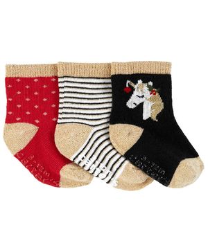 Paquete De 3 Calcetines  Largos Navidad Oshkosh B'Gosh