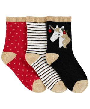 Paquete De 3 Calcetines  Largos Navidad Oshkosh B'Gosh