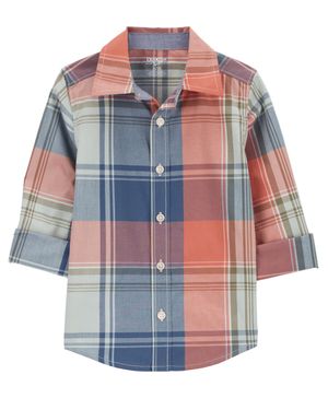 Camisa De Cuadros Con Botones Oshkosh B'Gosh