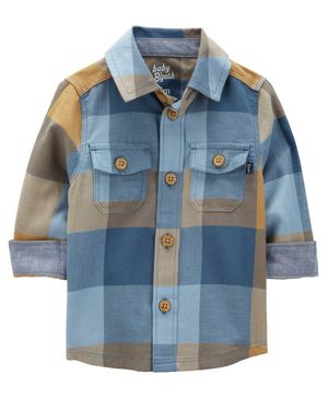Camisa De Cuadros Con Botones Oshkosh B'Gosh