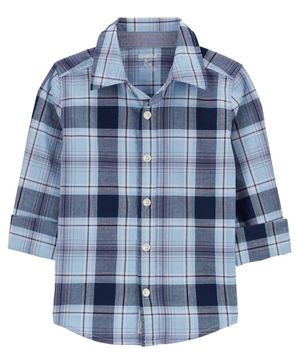 Camisa De Cuadros Con Botones Oshkosh B'Gosh