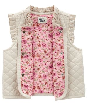 Chaleco Acolchado Con Olanes Oshkosh B'Gosh