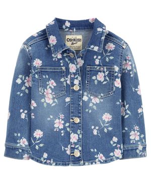 Chamarra De Mezclilla Estampado Floral Oshkosh B'Gosh