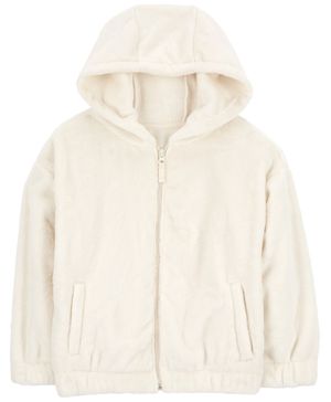 Chamarra De Sherpa Con Capucha Y Cierre Carter's