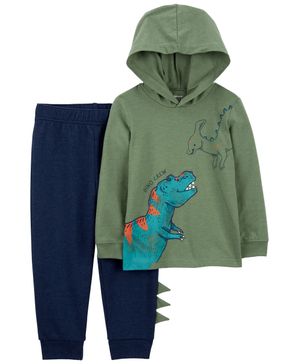 Conjunto De 2 Piezas Con Camiseta Estampado De Dinosaurio Carter's