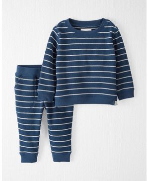 Conjunto De 2 Piezas Con Pantalón Y Playera Punto A Rayas Carter's Little Planet