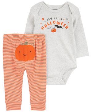 Conjunto De 2 Piezas De Pantalón Y Body Mi Primer Halloween Carter's