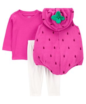 Disfraz De 3 Piezas Para Halloween Estampado De Fresa Carter's