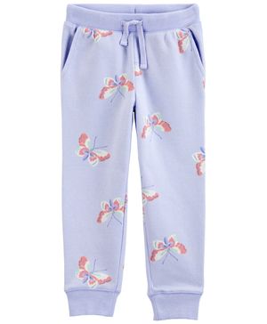 Joggers De Tela Polar Con Estampado De Mariposas Oshkosh B'Gosh