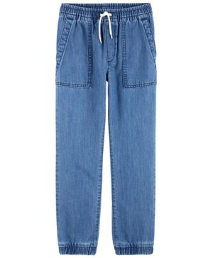 Joggers En Tela Tipo Mezclilla Con Cordón Oshkosh B'Gosh