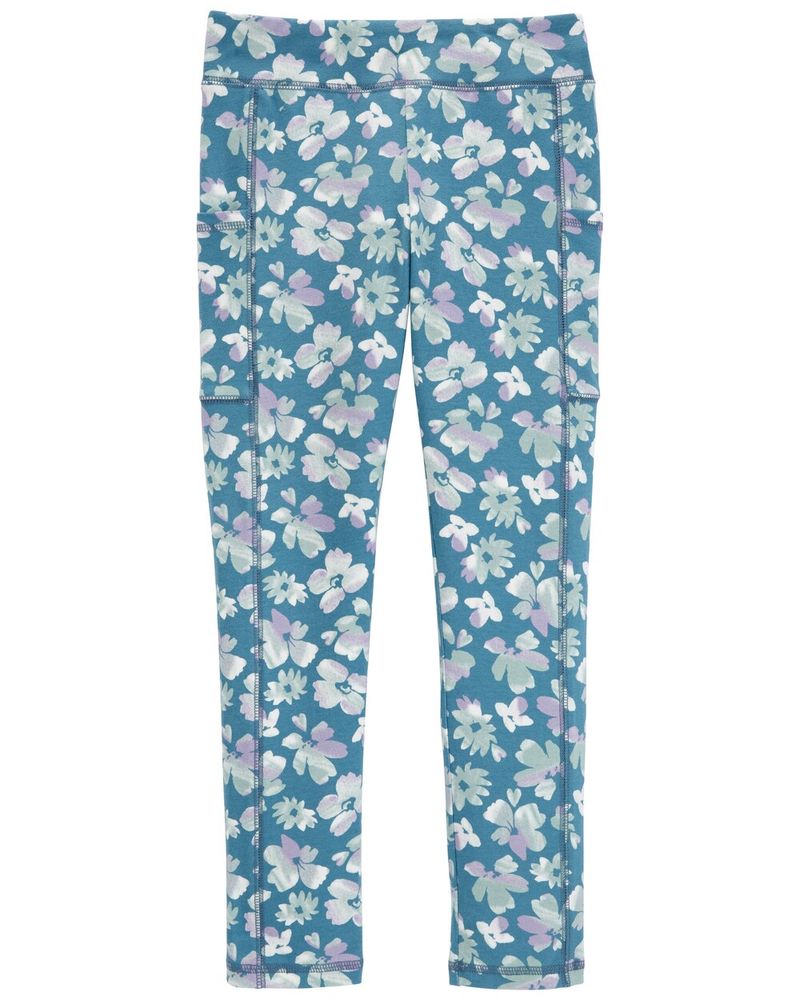 Floral active leggings online