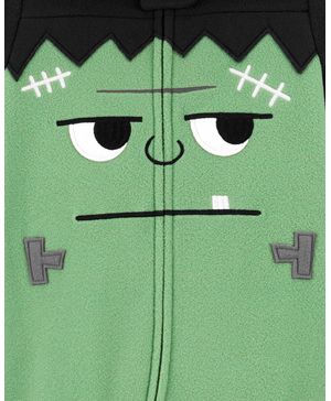 Mameluco Con Capucha Para Halloween De Frankenstein Carter's
