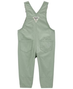Overol De Tela Canvas Ligera Con Forro Floral Oshkosh B'Gosh