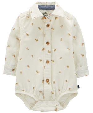 Pañalero Con Botones Al Frente Y Estampado De Osos Oshkosh B'Gosh