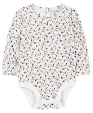 Pañalero De Manga Larga Estampado Floral Oshkosh B'Gosh