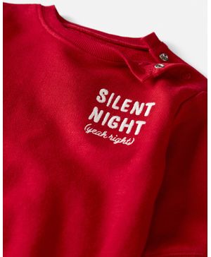 Pañalero Silueta De Burbuja Silent Night Yeah Right Carter's Little Planet