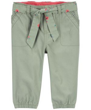 Pantalon Con Adorno De Ojales Y Cinturón Oshkosh B'Gosh