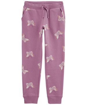 Pantalón De Tela Polar Con Estampado De Mariposas Oshkosh B'Gosh