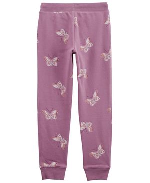 Pantalón De Tela Polar Con Estampado De Mariposas Oshkosh B'Gosh