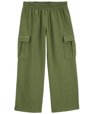 Pantalón En Tela Afelpada Estilo Cargo Fácil De Poner Carter's